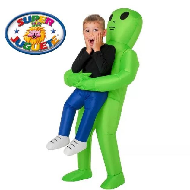 Disfraz hinchable de alien | Extraterrestre inflable infantil