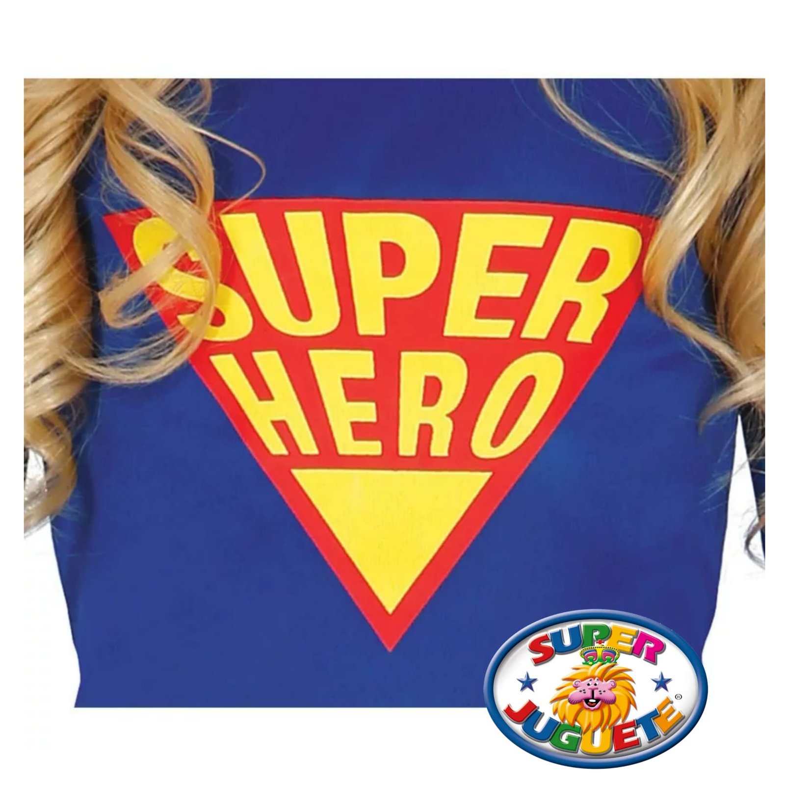 Disfraz Infantil Super Hero con Falda de Tul Roja - Imagen 6