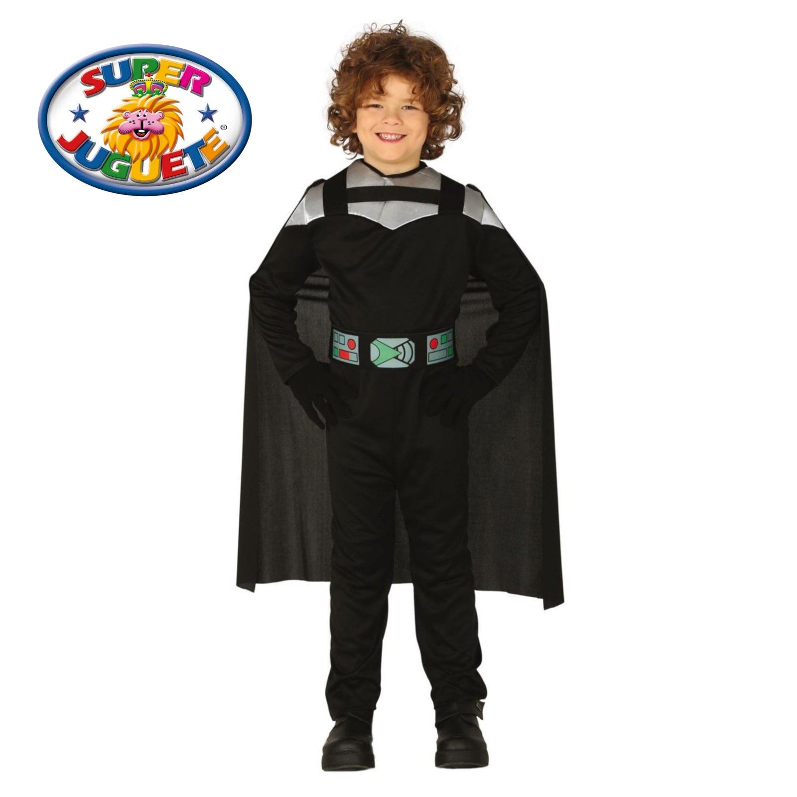 Disfraz Superhéroe Oscuro con Capa Infantil