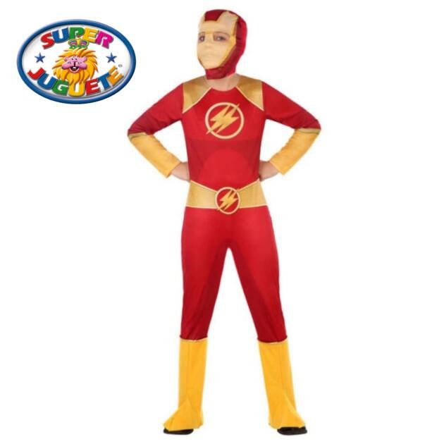 Disfraz de Superhéroe Rojo con Máscara Infantil