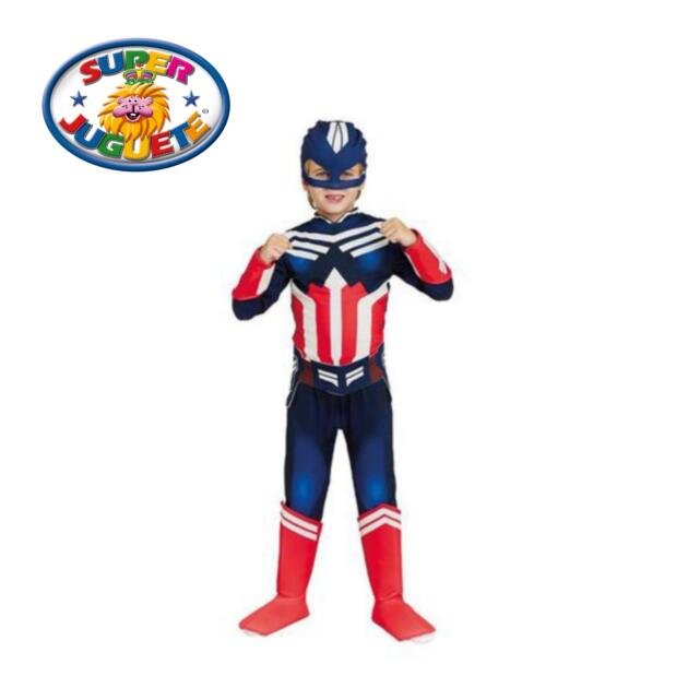 Disfraz de Superhéroe con Máscara y Botas Infantil