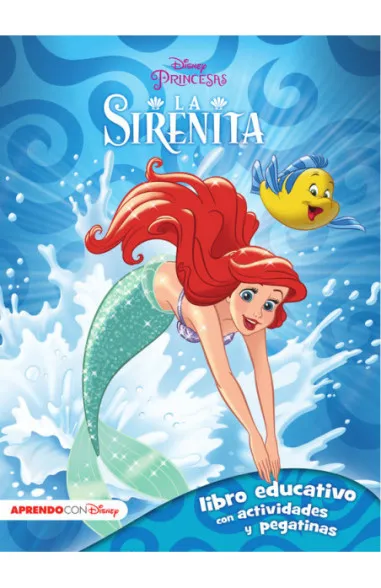 La Sirenita. Libro educativo con actividades y pegatinas (Disney. Actividades)