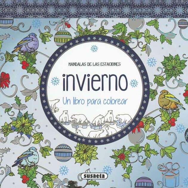 Invierno. Un libro para colorear mandalas