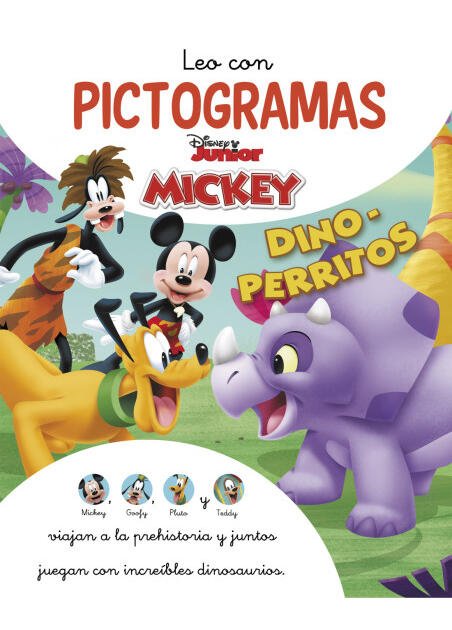 Mickey Mouse Funhouse. Leo con pictogramas. Dino-Perritos (Disney. Lectoescritura)