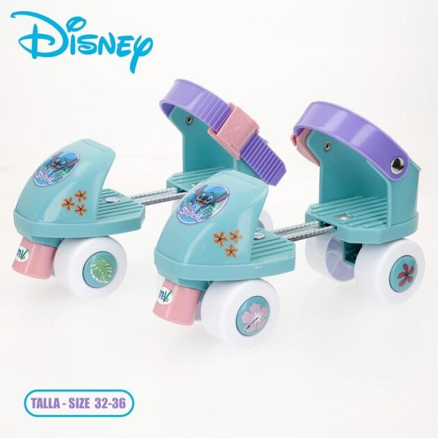 Patines Ajustables Disney Stitch para Niños Talla 32-36