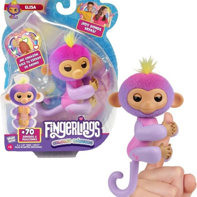 Fingerlings Monito Interactivo con Más de 70 Sonidos y Reacciones