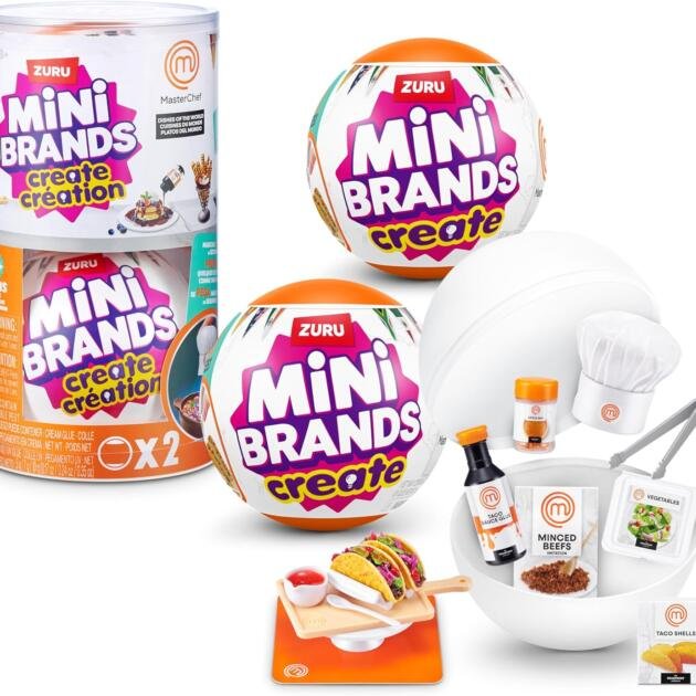 ZURU Mini Brands Create MasterChef Miniaturas Coleccionables