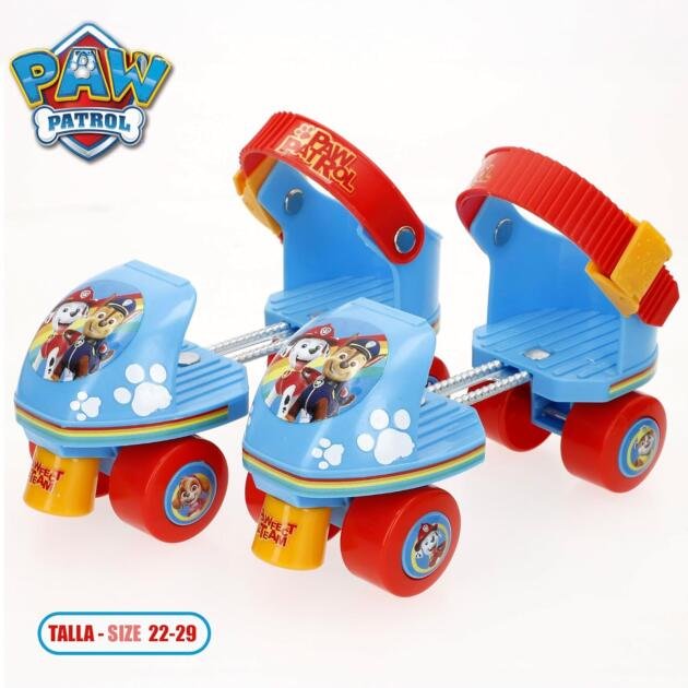Patines Ajustables Paw Patrol para Niños Talla 22-29