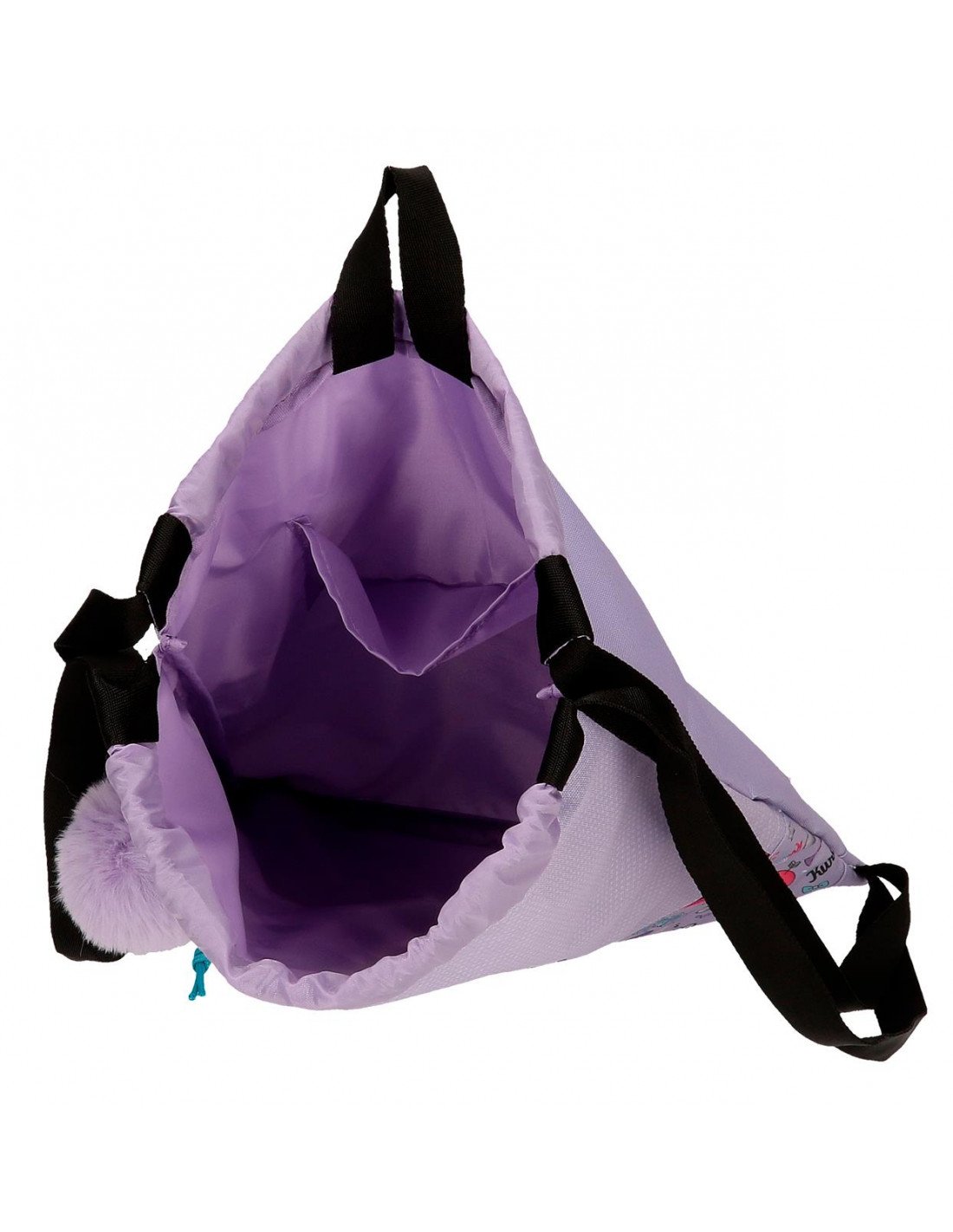 Gym Sack Kuromi Retropop con Cremallera Sanrio - Imagen 4