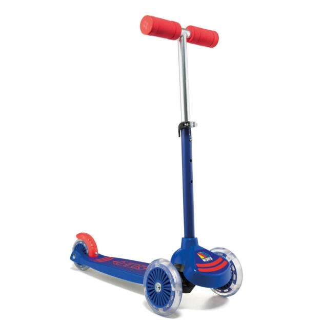 Patinete Infantil de 3 Ruedas con Luces LED y Manillar Ajustable – Scooter para Niños +3 Años