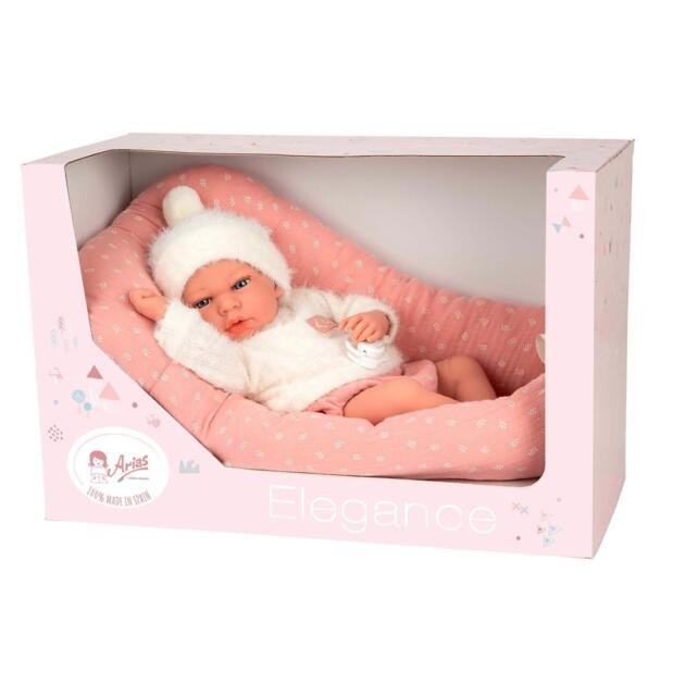 Muñeco Elegance Andie 40 cm con Cojín Rosa – Muñecas Arias