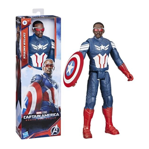 Figura Capitán América Brave New World con Escudo – Muñeco Articulado 30 cm