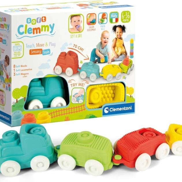 Tren Sensorial Soft Clemmy Clementoni 6-36 Meses