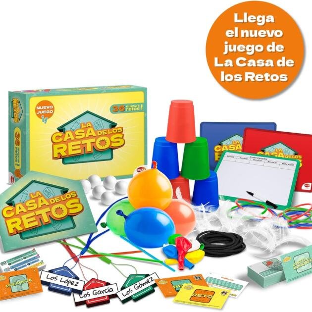 La Casa de los Retos – Juego de Mesa Familiar con 36 Nuevos Retos