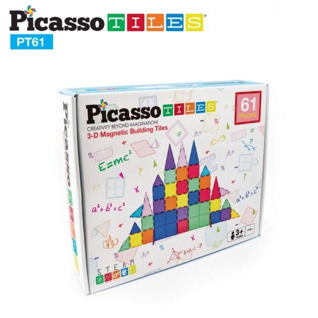 PicassoTiles 61 Piezas Magnéticas