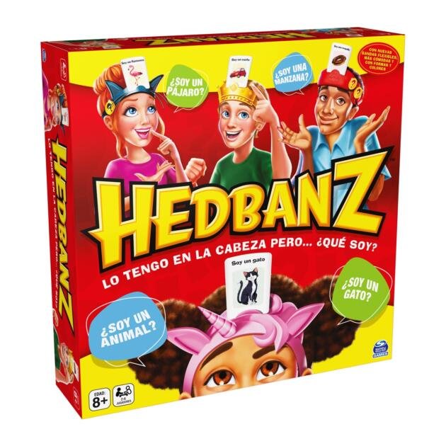 Hedbanz Juego de Mesa Familiar de Adivinanzas | 2-6 Jugadores | +8 Años