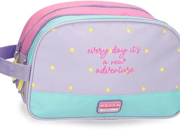Neceser Escolar Movom Every Day | Estuche de Aseo con Doble Compartimento