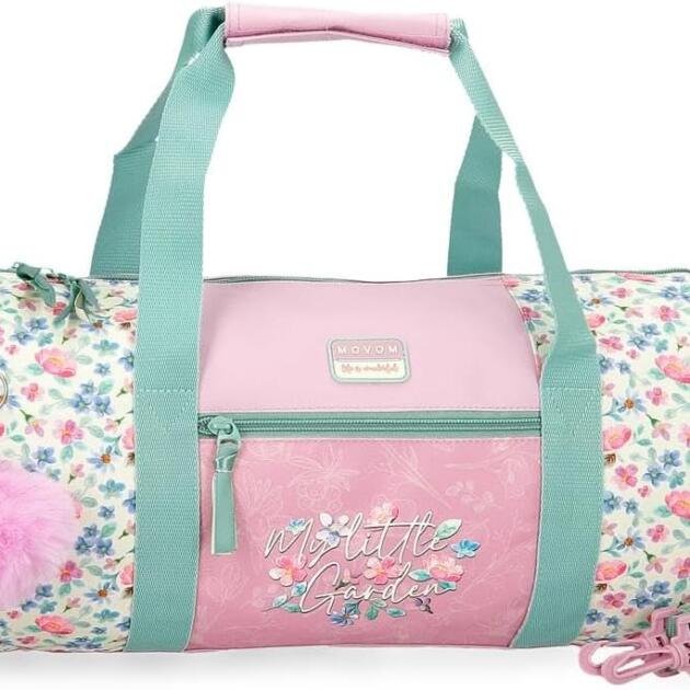 Bolsa de Deporte Movom My Little Garden | Bolsa Deportiva Infantil Floral con Bandolera