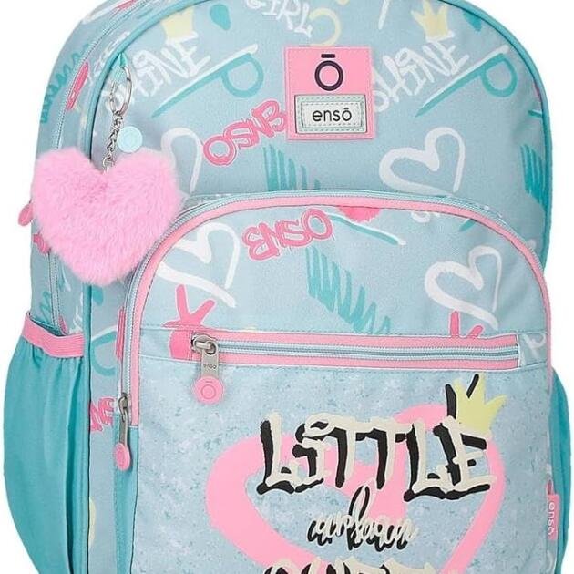 Mochila Escolar Enso Little Queen 38 cm | Mochila Infantil con Compartimento A4