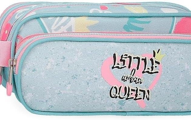Estuche Triple Enso Little Queen | Portatodo Escolar de 3 Compartimentos