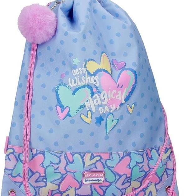 Saco Mochila Movom Magical Day | Bolsa de Cuerdas Ligera para Deporte, Colegio y Excursiones