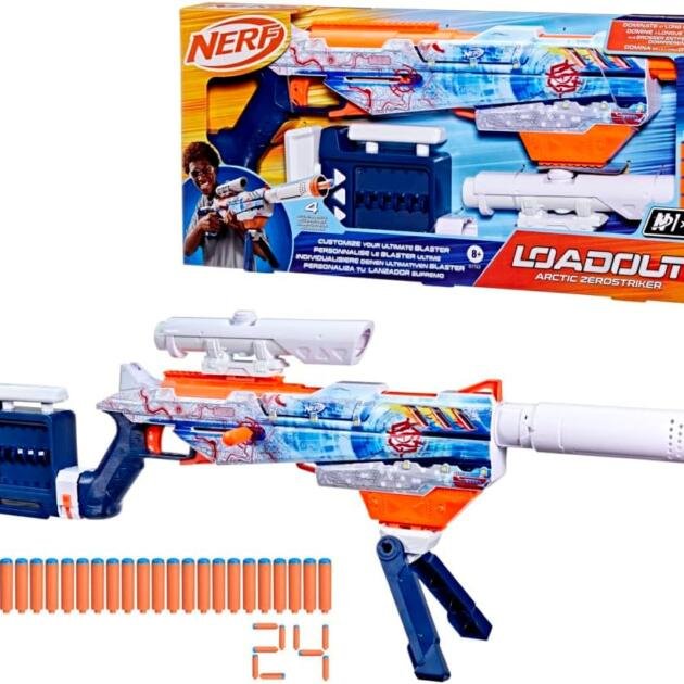 Nerf Loadout, Lanzador Arctic Zerostriker y Dardos N1