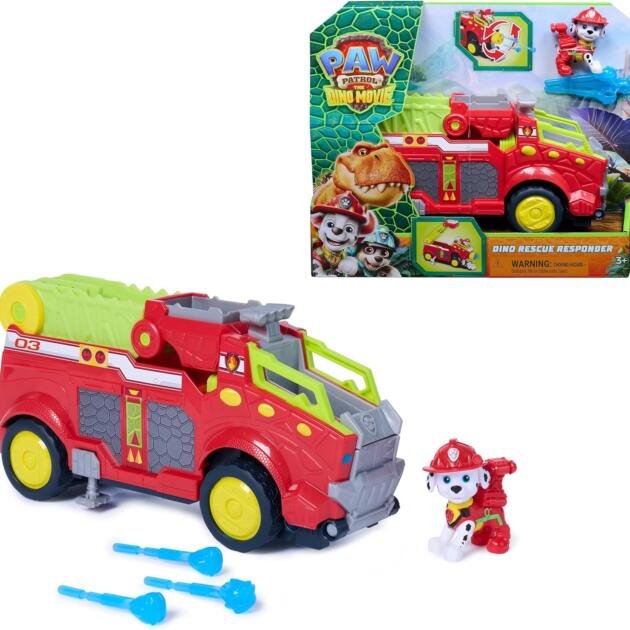 Patrulla Canina Camión de Bomberos de Marshall Dino Rescu | Paw Patrol: The Dino Movie, Dino Rescue Responder