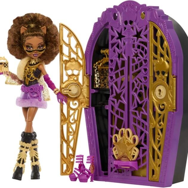 Monster High Skulltimate Secrets Hauntlywood Mysteries Clawdeen Wolf | Muñeca con 22 Sorpresas