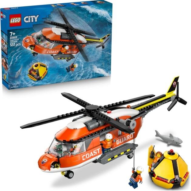LEGO City 60503 Helicóptero de Rescate de la Guardia Costera | Coast Guard Helicopter
