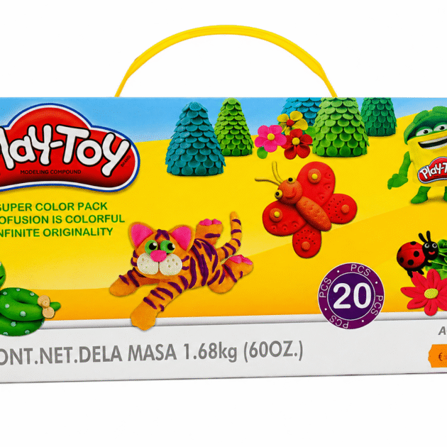 Play-Toy Super Color Pack 20 Colores | Pack de Plastilina