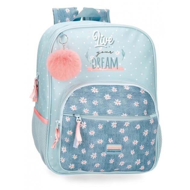 Mochila Escolar Movom Live Your Dream 38 cm | Mochila Infantil Adaptable a Carro