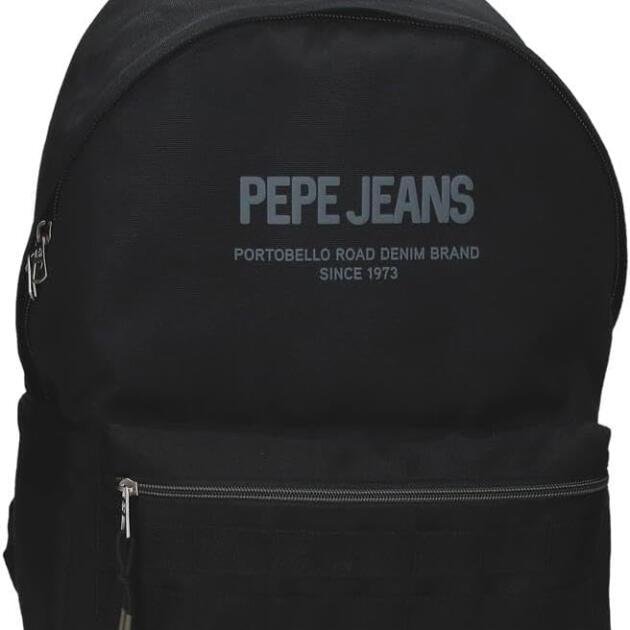 Mochila Escolar Pepe Jeans Portobello Negra