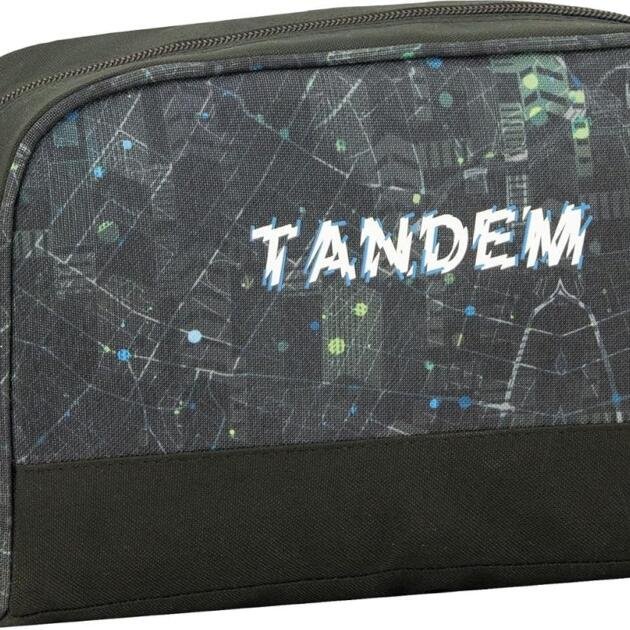 Neceser Tandem New Plus con Asa Negro y Azul
