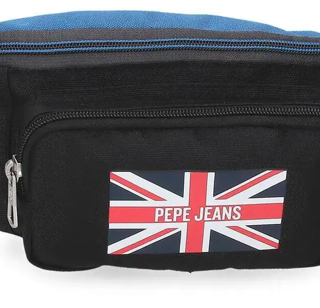 Riñonera Pepe Jeans Henry Negra y Azul