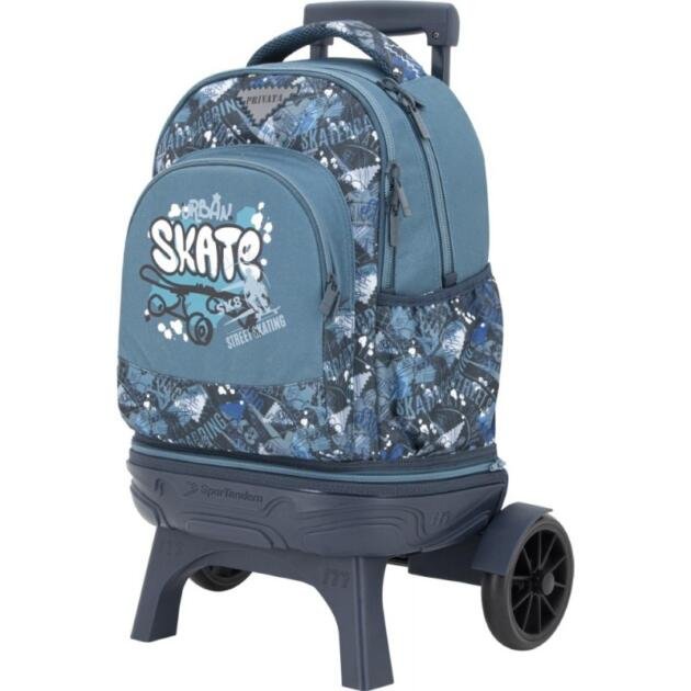 Mochila Escolar con Carro Desmontable Urban Skate SportTandem