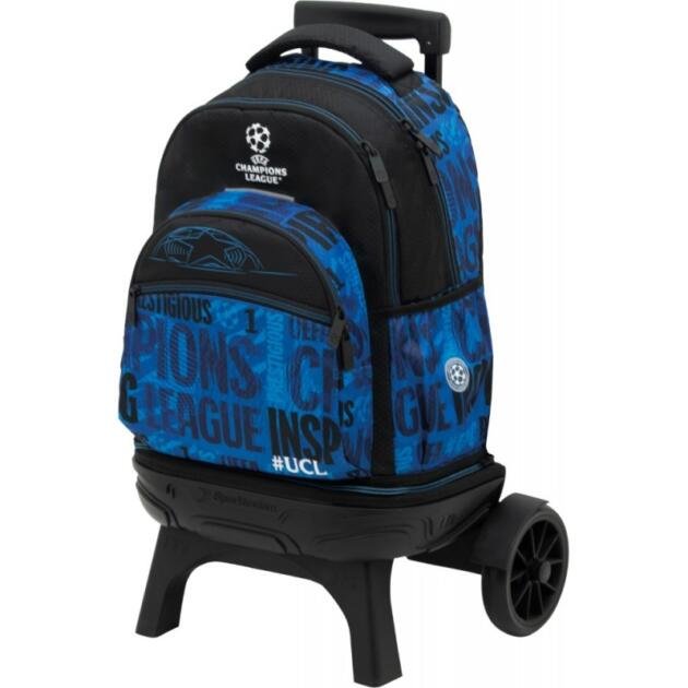 Mochila con Carro UEFA Champions League Compact Premium Desmontable