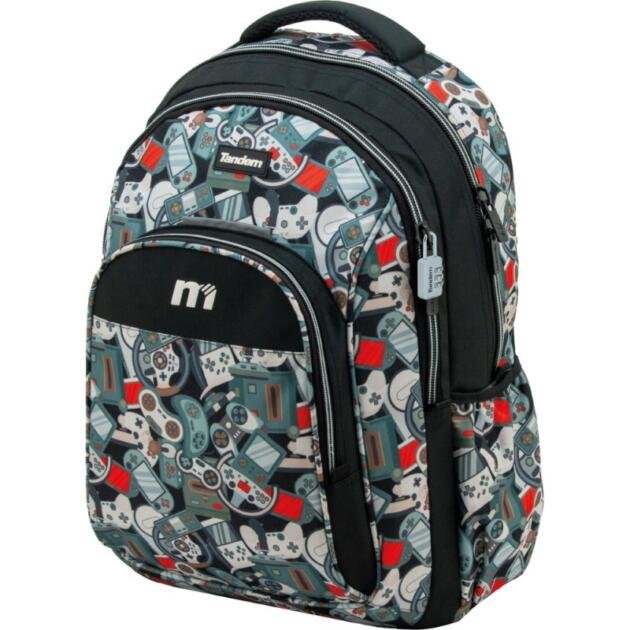 Mochila Tandem Gaming Doble Cuerpo Adaptable a Carro – Mochila Gamer Escolar