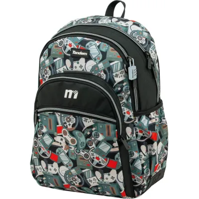 Mochila Tandem Arcade Gaming 44 cm – Mochila Escolar Gamer