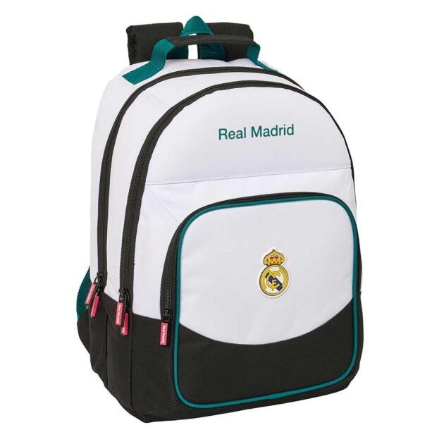 Mochila Doble Real Madrid 2026/27 Adaptable a Carro | Mochila Escolar