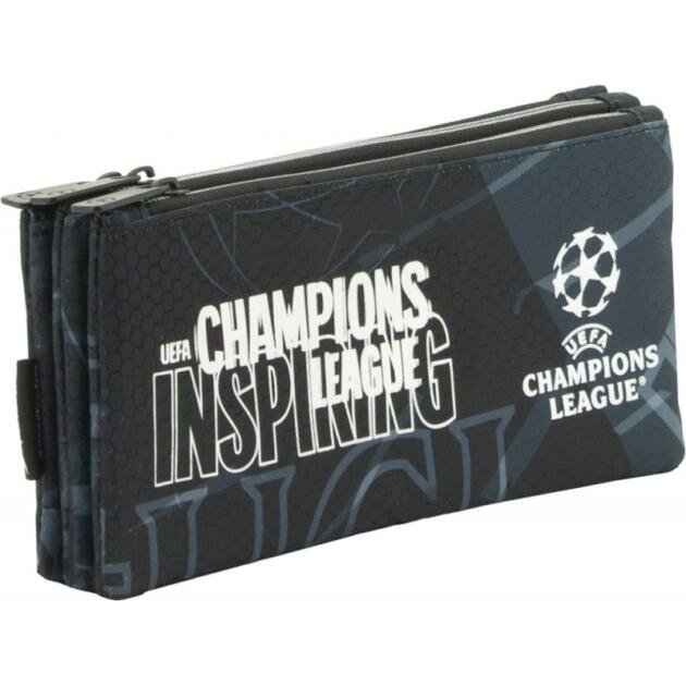 Estuche Triple UEFA Champions League 3 Compartimentos