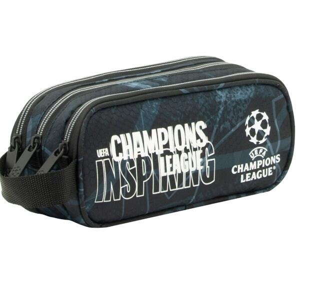 Estuche Portatodo Triple UEFA Champions League con 3 Compartimentos