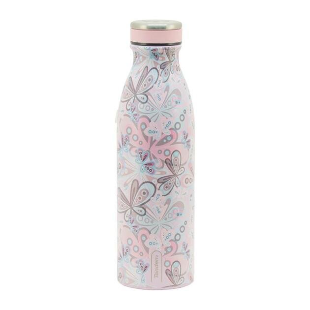 Botella Tandem Flying Mariposas 500 ml | Botella Reutilizable Escolar