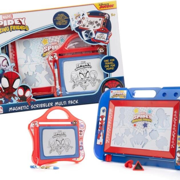 Pizarras Magnéticas Spidey y sus Superamigos – Pack Dibujo 2 Pizarras +3 Años