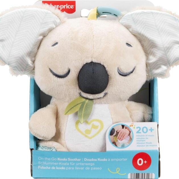 Fisher-Price Koala Relajante para Llevar 0+ – Peluche Musical para Bebé