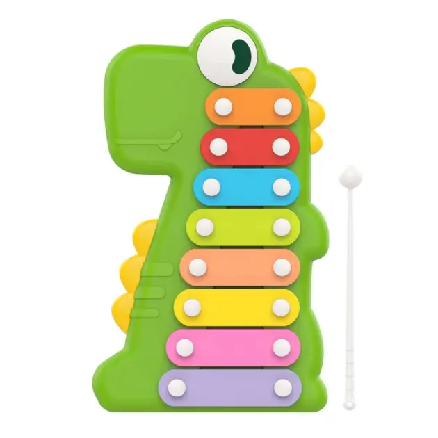 Xilófono Musical Cocodrilo Huanger +18 Meses – Juguete Musical Infantil