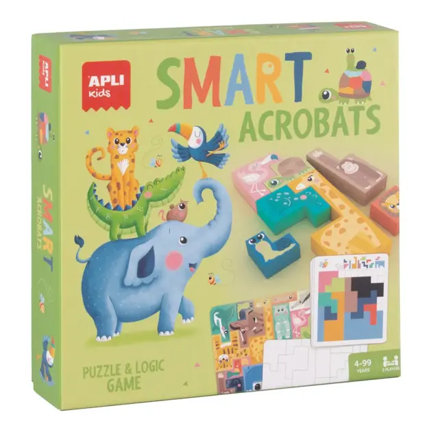 Smart Acrobats APLI Kids – Juego Educativo de Lógica y Puzzle +4 Años