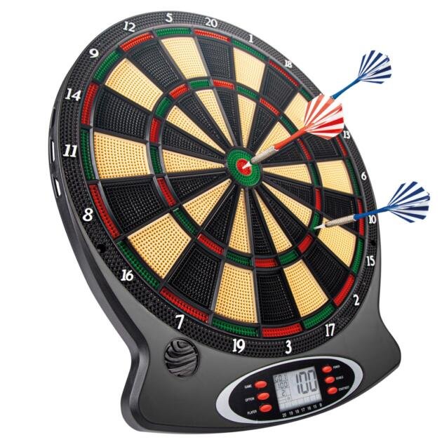 Diana Electrónica Aktive Sports 38 cm con 6 Dardos – 18 Juegos y 159 Variantes