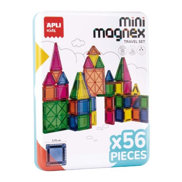 APLI Kids Mini MagneX Travel Set 56 Piezas – Construcciones Magnéticas