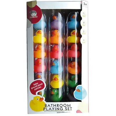 Set de 6 Patitos de Colores para Baño y Bañera 3+ Años
