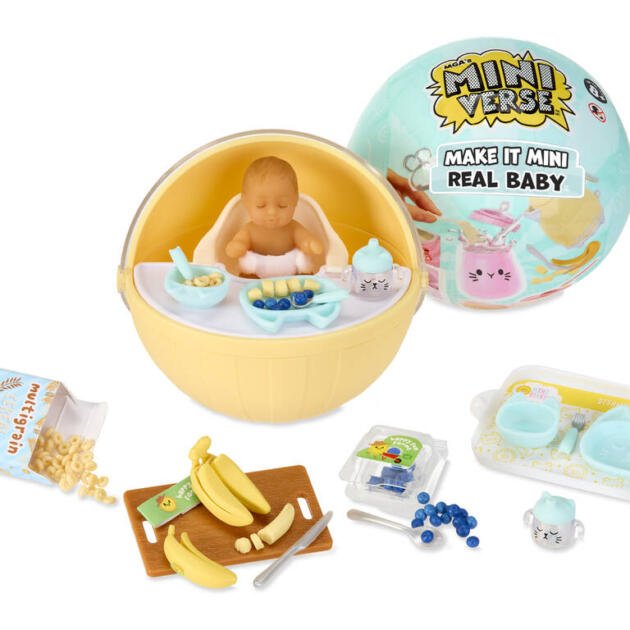 MGA's Miniverse Make It Mini Real Baby | Bebés y Accesorios Sorpresa